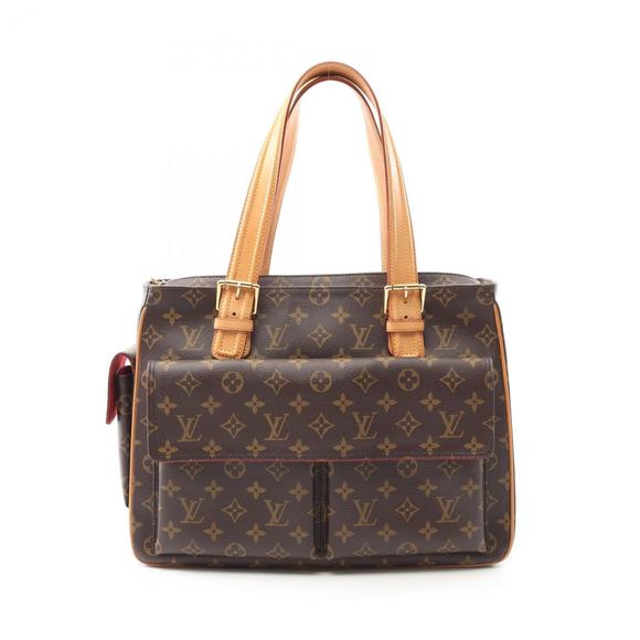 LOUIS VUITTON Brown Monogram Leather Bag - Picture 1 of 9